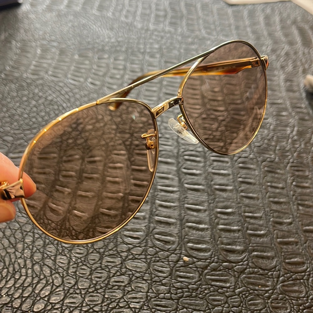 Balenciaga Sunglasses #BB0019SK Light Gold Frame - Picture 2 of 10